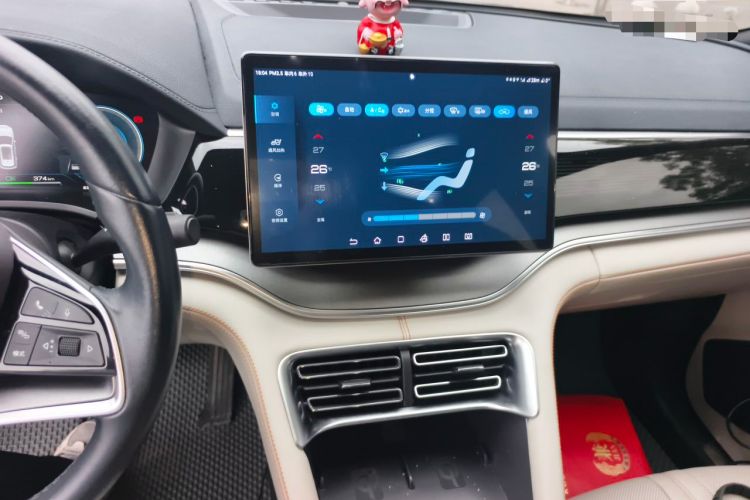Used BYD Song PLUS New Energy 2023 Champion Edition EV 520KM Flagship Model Audio And AC Panel