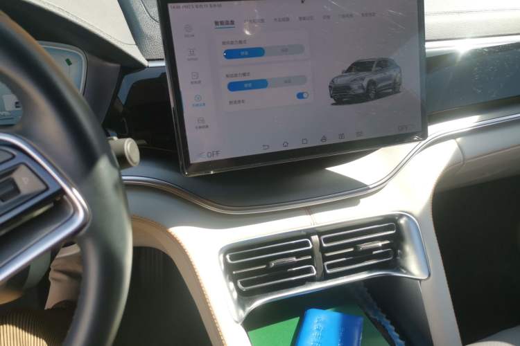 Used BYD Song PLUS New Energy 2023 Champion Edition DM-i 110KM Flagship PLUS Audio And AC Panel