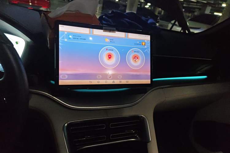 Used BYD Song PLUS New Energy 2023 Champion Edition EV 520KM Prestige Model Audio And AC Panel