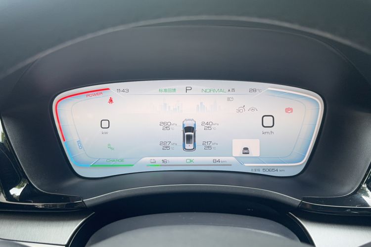 Used BYD Song PLUS New Energy 2023 Champion Edition EV 520KM Flagship Model Instrument Cluster