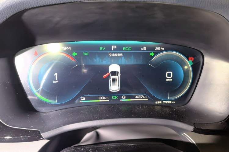 Used BYD Song PLUS New Energy 2023 Champion Edition DM-i 110KM Flagship Model Instrument Cluster