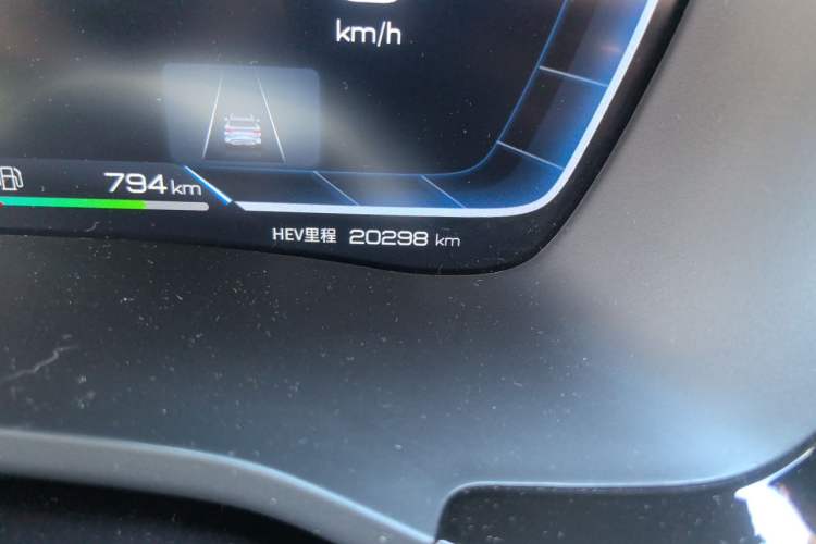 Used BYD Song PLUS New Energy 2023 Champion Edition DM-i 150KM Flagship PLUS Odometer Close Up