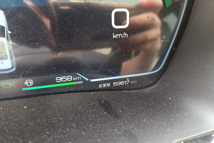 Used BYD Song PLUS New Energy 2023 Champion Edition DM-i 110KM Flagship Model Odometer Close Up