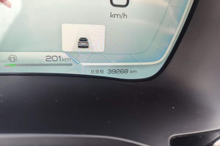Used BYD Song PLUS New Energy 2023 Champion Edition DM-i 110KM Flagship PLUS Odometer Close Up