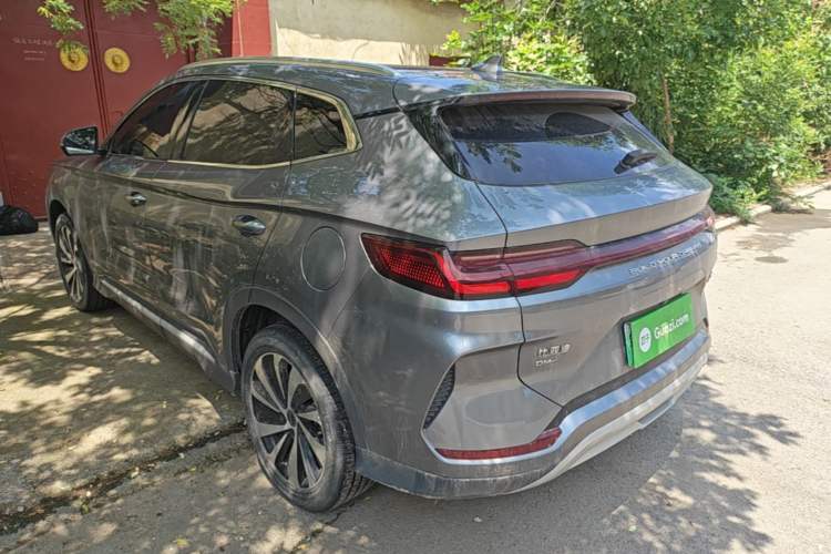 Used BYD Song PLUS New Energy 2023 Champion Edition DM-i 150KM Flagship PLUS Rear Left 45 Deg