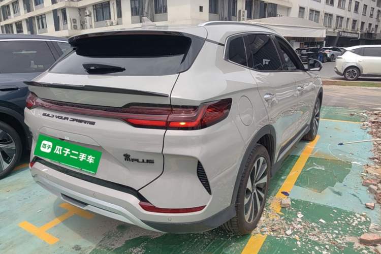 Used BYD Song PLUS New Energy 2023 Champion Edition DM-i 110KM Flagship PLUS Rear Right 45 Deg