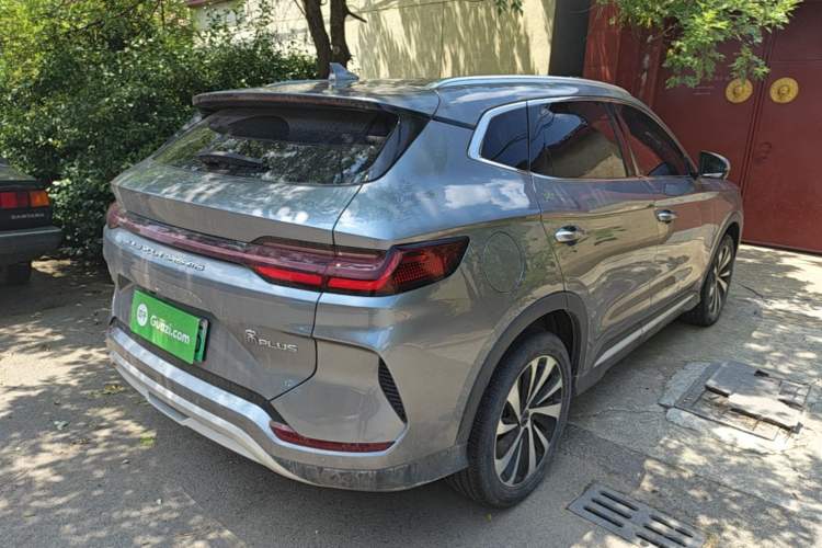 Used BYD Song PLUS New Energy 2023 Champion Edition DM-i 150KM Flagship PLUS Rear Right 45 Deg