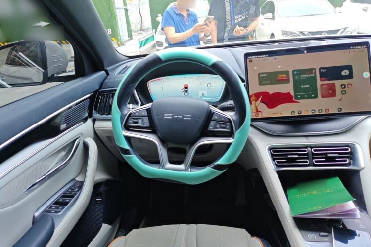 Used BYD Song PLUS New Energy 2023 Champion Edition DM-i 150KM Flagship PLUS 5G Steering Wheel
