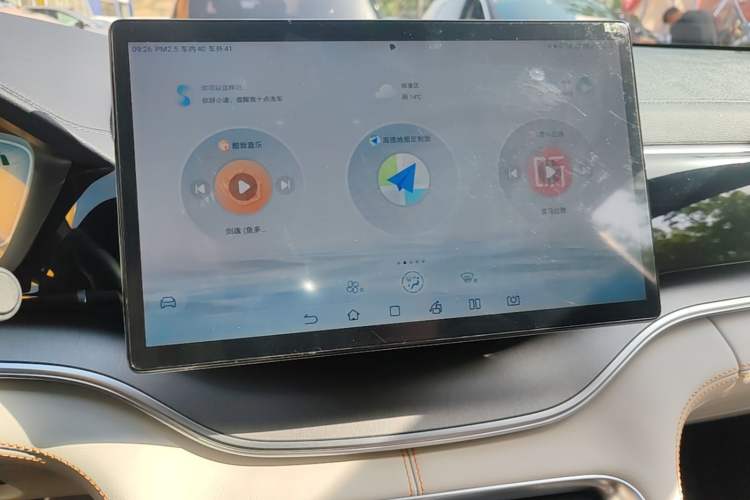 Used BYD Song PLUS New Energy 2023 Champion Edition DM-i 110KM Flagship Model Audio And AC Panel