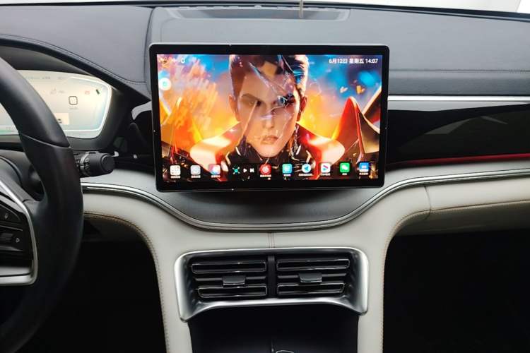 Used BYD Song PLUS New Energy 2023 Champion Edition DM-i 110KM Flagship PLUS Audio And AC Panel