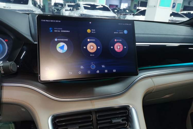Used BYD Song PLUS New Energy 2023 Champion Edition DM-i 110KM Flagship PLUS Audio And AC Panel