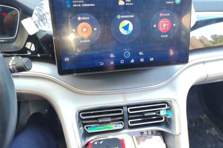 Used BYD Song PLUS New Energy 2023 Champion Edition DM-i 110KM Flagship Model Audio And AC Panel