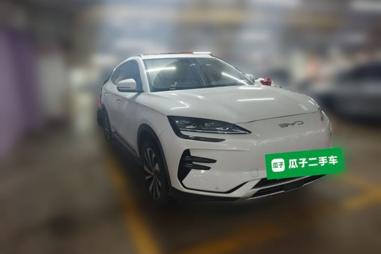 Used BYD Song PLUS New Energy 2023 Champion Edition EV 520KM Luxury Model Front Right 45 Deg