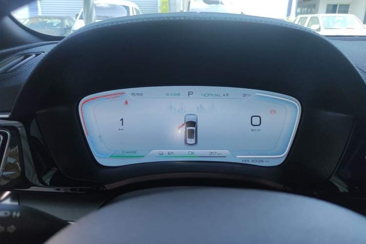 Used BYD Song PLUS New Energy 2023 Champion Edition EV 520KM Luxury Model Instrument Cluster