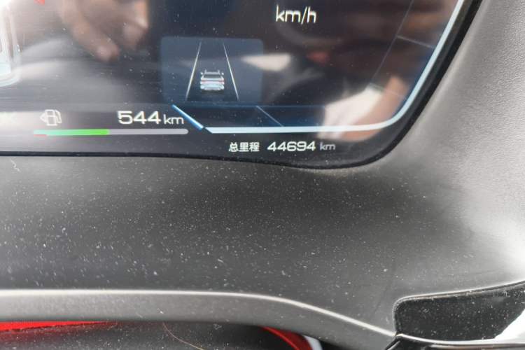 Used BYD Song PLUS New Energy 2023 Champion Edition DM-i 110KM Flagship PLUS Odometer Close Up