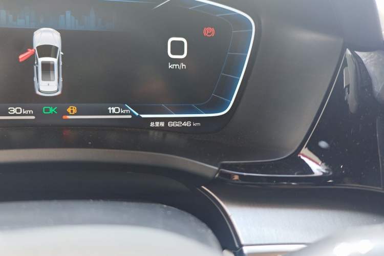 Used BYD Song PLUS New Energy 2023 Champion Edition DM-i 110KM Flagship Model Odometer Close Up