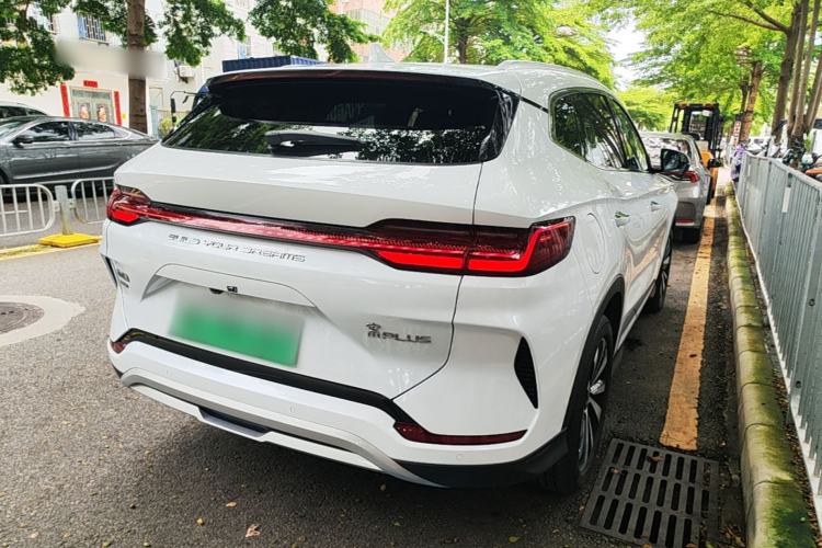 Used BYD Song PLUS New Energy 2023 Champion Edition DM-i 110KM Flagship PLUS Rear Right 45 Deg