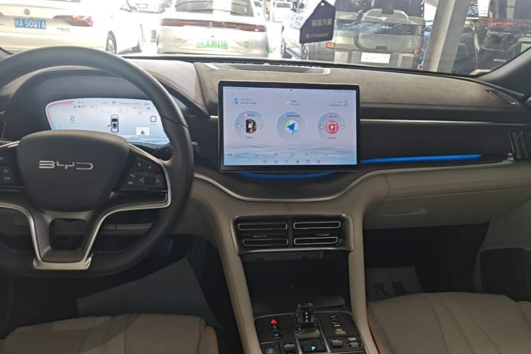 Used BYD Song PLUS New Energy 2024 HONOR Edition DM-i 110km Flagship PLUS Audio And AC Panel