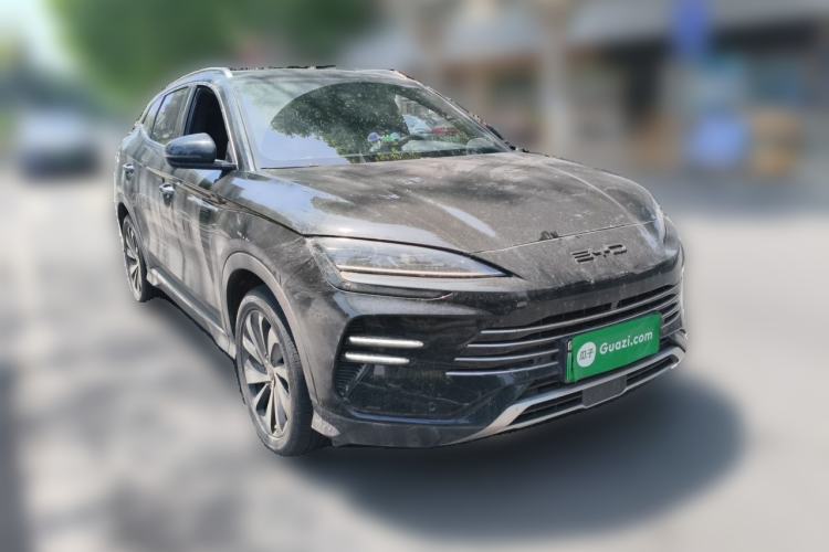Used BYD Song PLUS New Energy 2024 HONOR Edition DM-i 110km Flagship Model Front Right 45 Deg