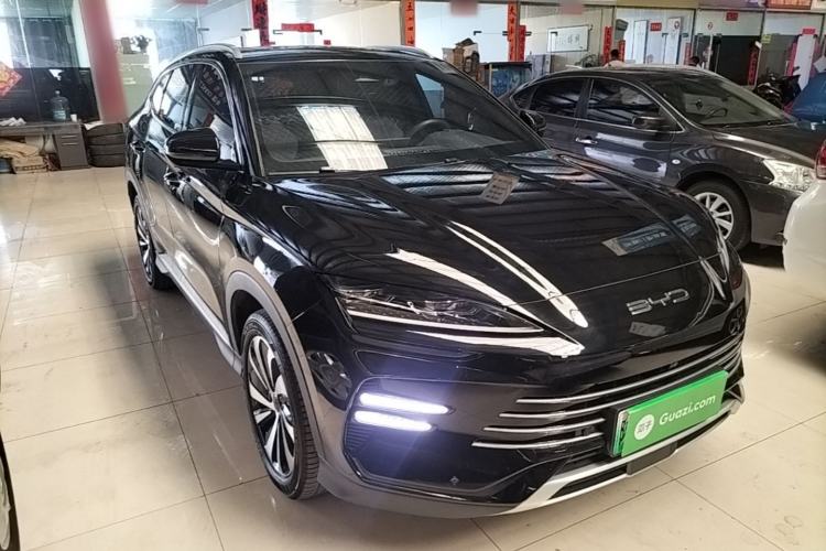 Used BYD Song PLUS New Energy 2024 HONOR Edition DM-i 110km Flagship PLUS Front Right 45 Deg