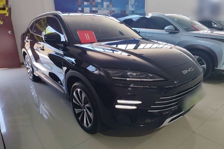 Used BYD Song PLUS New Energy 2024 HONOR Edition DM-i 110km Flagship PLUS Front Right 45 Deg