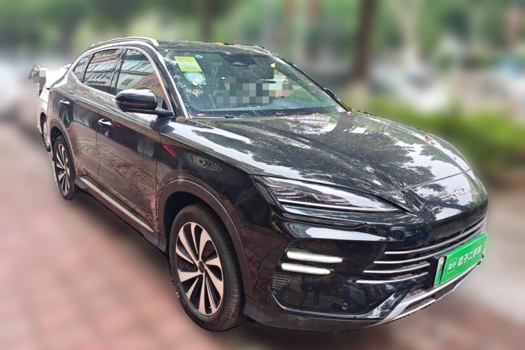 Used BYD Song PLUS New Energy 2024 HONOR Edition DM-i 110km Flagship PLUS Front Right 45 Deg