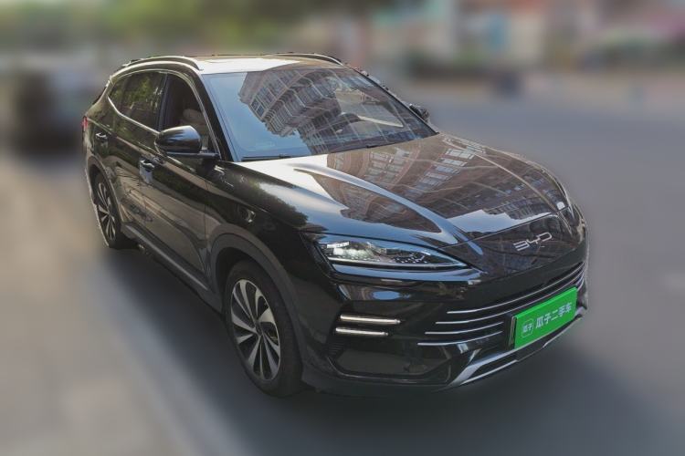Used BYD Song PLUS New Energy 2024 HONOR Edition DM-i 110km Flagship PLUS Front Right 45 Deg