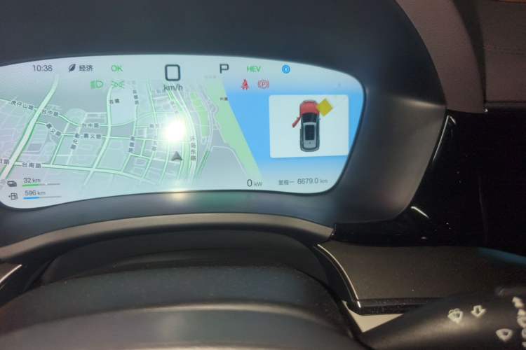 Used BYD Song PLUS New Energy 2024 HONOR Edition DM-i 110km Flagship Model Odometer Close Up