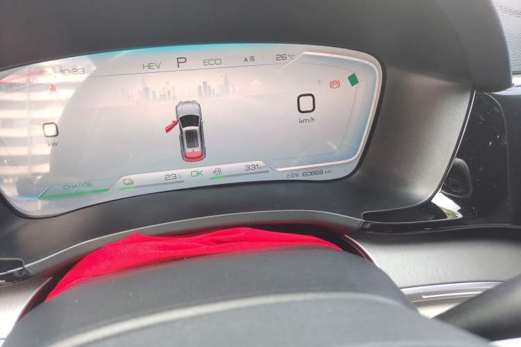 Used BYD Song PLUS New Energy 2024 HONOR Edition DM-i 110km Flagship Model Odometer Close Up