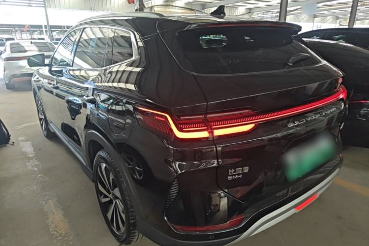 Used BYD Song PLUS New Energy 2024 HONOR Edition DM-i 110km Flagship PLUS Rear Left 45 Deg