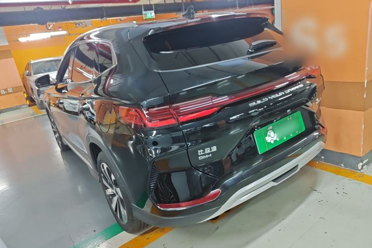 Used BYD Song PLUS New Energy 2024 HONOR Edition DM-i 110km Flagship PLUS Rear Left 45 Deg