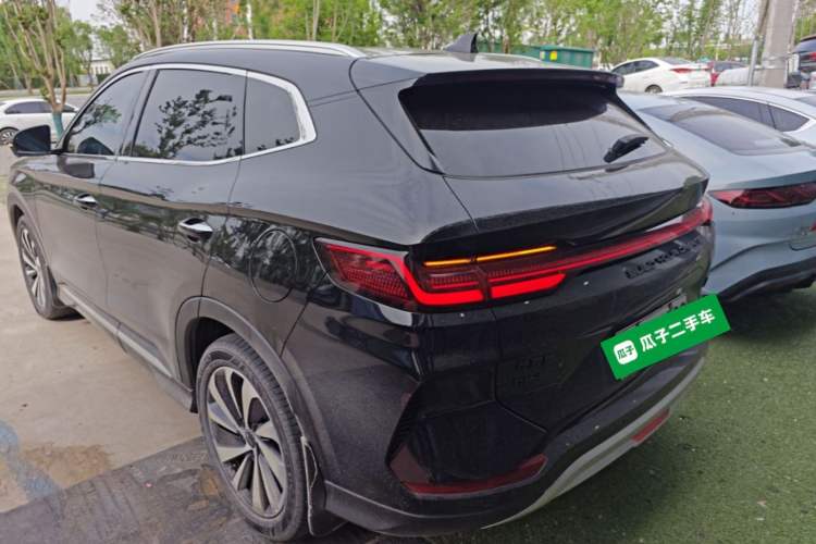 Used BYD Song PLUS New Energy 2024 HONOR Edition DM-i 110km Flagship PLUS Rear Left 45 Deg