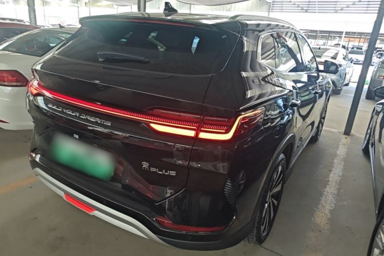 Used BYD Song PLUS New Energy 2024 HONOR Edition DM-i 110km Flagship PLUS Rear Right 45 Deg