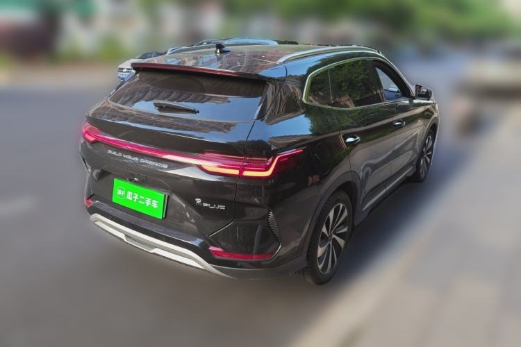 Used BYD Song PLUS New Energy 2024 HONOR Edition DM-i 110km Flagship PLUS Rear Right 45 Deg