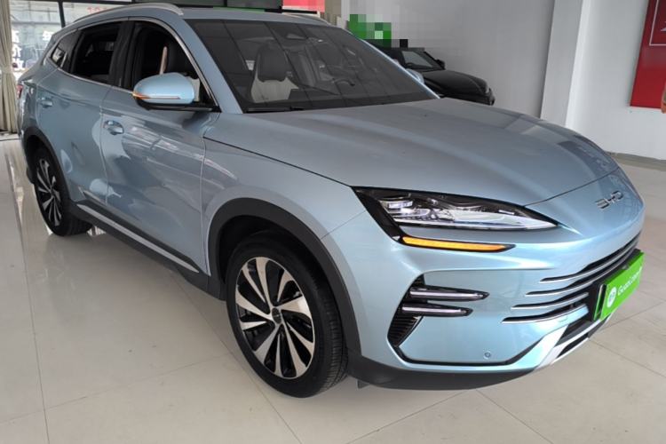 Used BYD Song PLUS New Energy 2024 HONOR Edition DM-i 110km Flagship PLUS Front Right 45 Deg