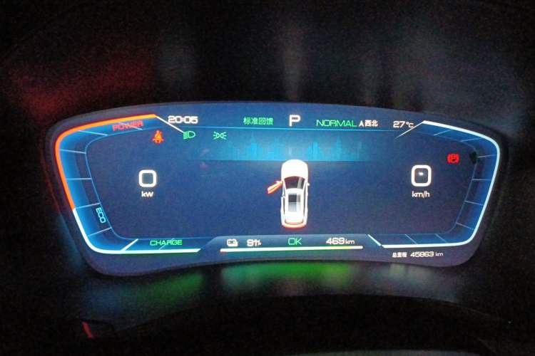 Used BYD Song PLUS New Energy 2024 Honor Edition EV 520km Premium Model Instrument Cluster