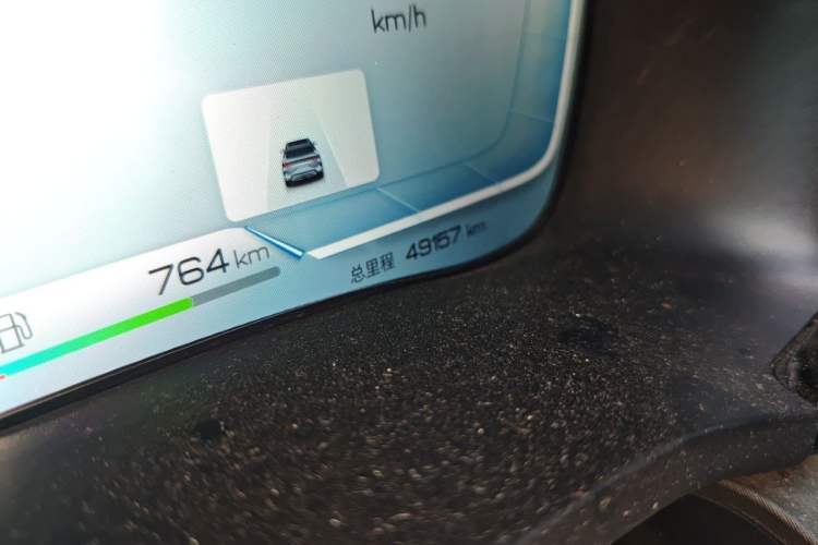 Used BYD Song PLUS New Energy 2024 HONOR Edition DM-i 110km Flagship PLUS Odometer Close Up