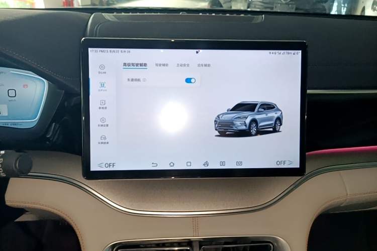 Used BYD Song PLUS New Energy 2024 HONOR Edition DM-i 150km Flagship PLUS Audio And AC Panel