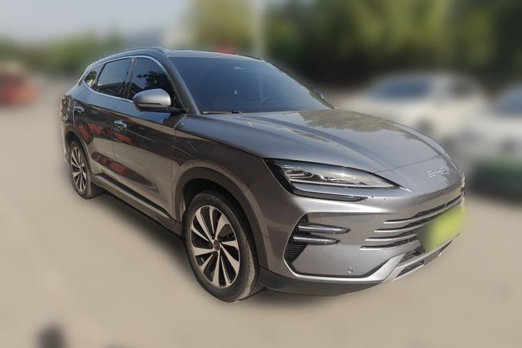 Used BYD Song PLUS New Energy 2024 HONOR Edition DM-i 110km Flagship PLUS Front Right 45 Deg