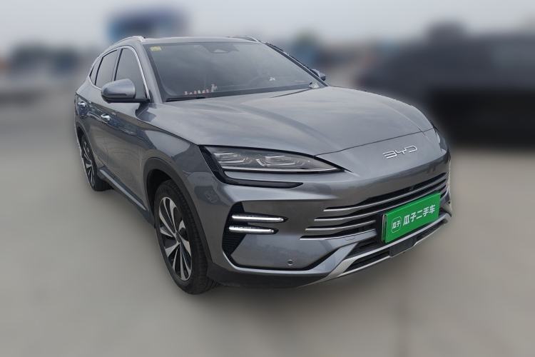 Used BYD Song PLUS New Energy 2024 HONOR Edition DM-i 110km Flagship PLUS Front Right 45 Deg