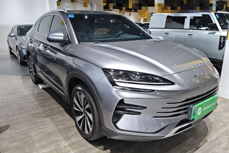 Used BYD Song PLUS New Energy 2024 HONOR Edition DM-i 150km Flagship PLUS Front Right 45 Deg