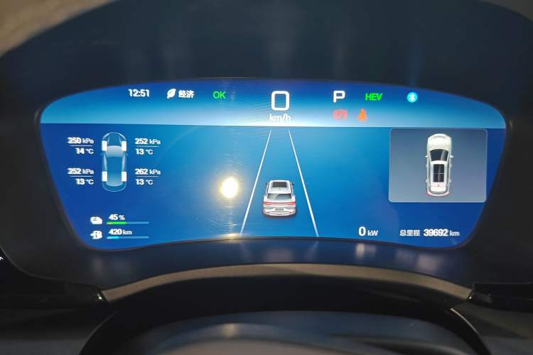 Used BYD Song PLUS New Energy 2024 HONOR Edition DM-i 110km Flagship Model Instrument Cluster