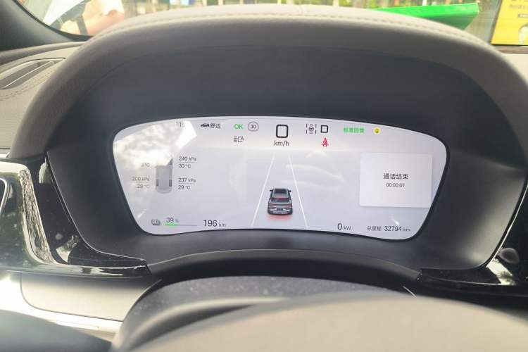 Used BYD Song PLUS New Energy 2024 Honor Edition EV 520km Premium Model Instrument Cluster