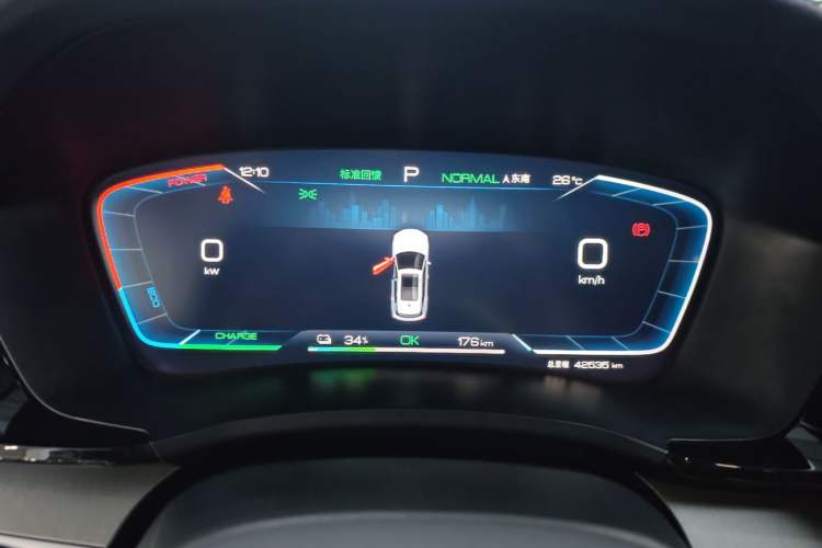 Used BYD Song PLUS New Energy 2024 Honor Edition EV 520km Premium Model Instrument Cluster