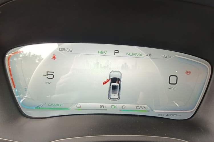 Used BYD Song PLUS New Energy 2024 HONOR Edition DM-i 110km Flagship Model Instrument Cluster