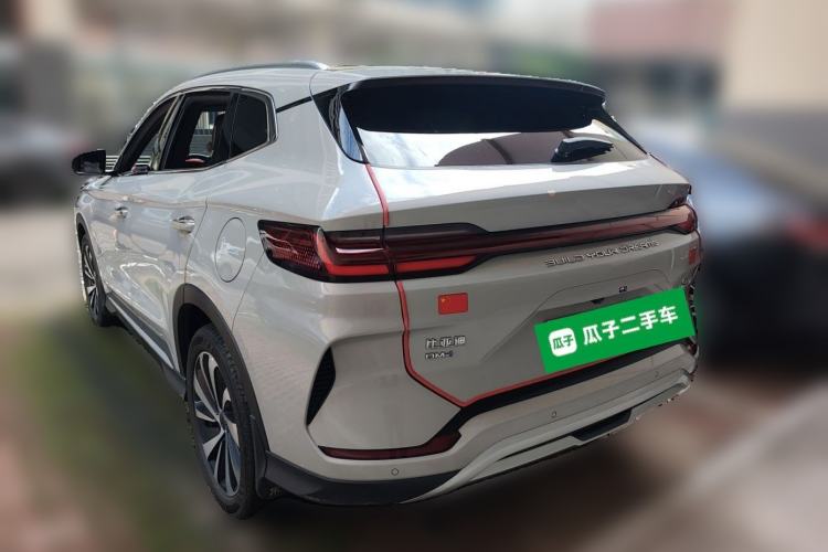 Used BYD Song PLUS New Energy 2024 HONOR Edition DM-i 71km Luxury Model Rear Left 45 Deg