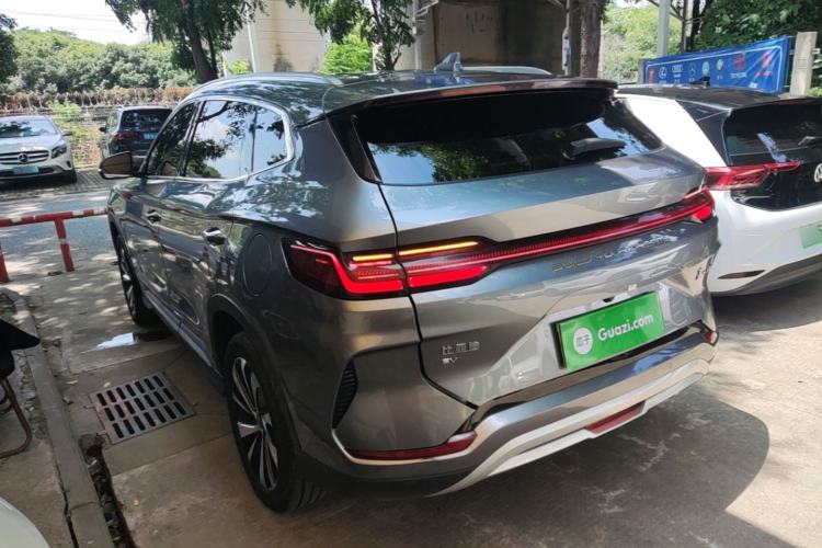Used BYD Song PLUS New Energy 2024 Honor Edition EV 520km Luxury Model Rear Left 45 Deg