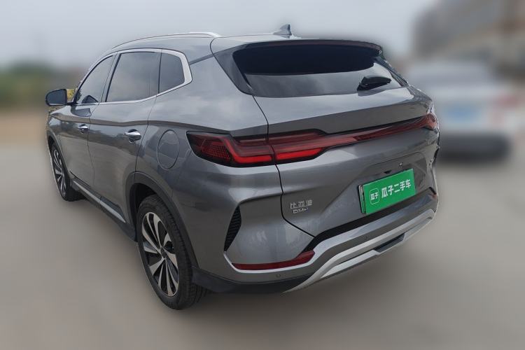 Used BYD Song PLUS New Energy 2024 HONOR Edition DM-i 110km Flagship PLUS Rear Left 45 Deg