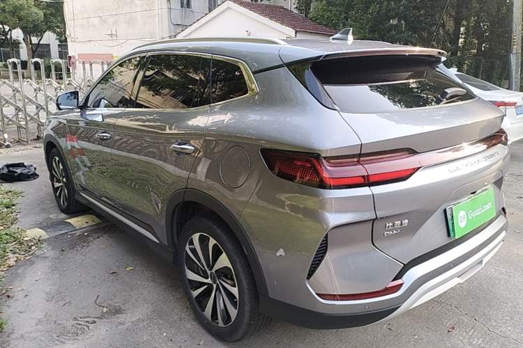 Used BYD Song PLUS New Energy 2024 HONOR Edition DM-i 110km Flagship PLUS Rear Left 45 Deg