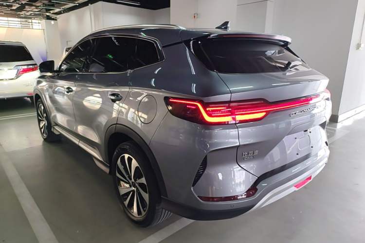 Used BYD Song PLUS New Energy 2024 HONOR Edition DM-i 110km Flagship PLUS Rear Left 45 Deg